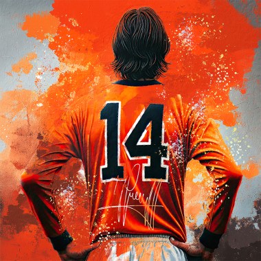 Schilderij Johan Cruijff 14